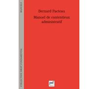 Manuel de contentieux administratif