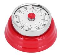 Manuel de Cuisine magnétique Manuel mécanique Alarme de Cuisson Rappel pour la Gestion du Temps (Timer visuel: Rouge (Pas de Logo))