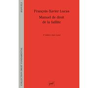 Manuel de droit de la faillite