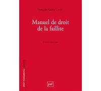 Manuel de droit de la faillite