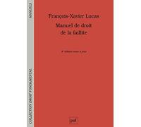 Manuel de droit de la faillite
