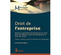 Manuel de droit de l'entreprise