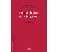 Manuel de droit des obligations