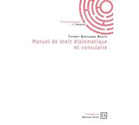 Manuel de droit diplomatique et consulaire - Thierry Bontamba Bouto - Publibook - broché - Manuel