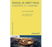 Manuel de droit fiscal européen comparé