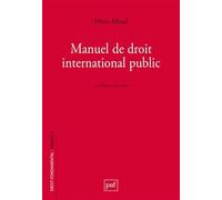 Manuel de droit international public