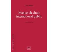 Manuel de droit international public