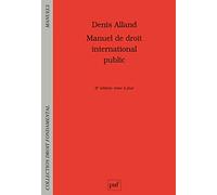 Manuel de droit international public