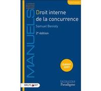 Manuel de droit interne de la concurrence Samuel Benisty (Auteur)