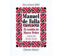 Manuel De Falla: El Retablo De Maese Pedro (Study Score)