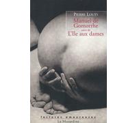 Manuel de Gomorrhe - Pierre Louÿs - La Musardine Eds - Poche - Roman