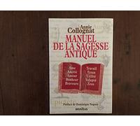 MANUEL DE LA SAGESSE ANTIQUE