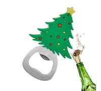 Manuel de l'ouvre-boîte de Noël - Elk Bonhomme de neige Arbre de Noël Père Noël Pot Décapsuleur Punch,Petit ouvre-bouteille peut Tapper, solide et lisse