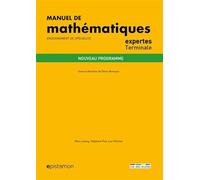 Manuel de mathématiques expertes Terminale