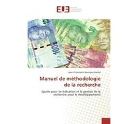 Manuel de méthodologie de la recherche - Jean-Christophe Bazika - Universitaires Europeennes - broché - Livre
