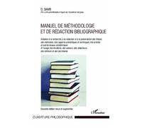 Manuel De Méthodologie Et De Rédaction Bibliographique