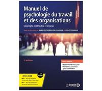 Manuel De Psychologie Du Travail Et Des Organisations - Concepts, Méthodes Et Enjeux