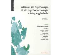 Manuel De Psychologie Et De Psychopathologie Clinique Générale