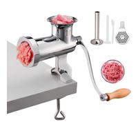 Manuel de Saucisse en Acier Inoxydable Et Broyeur de Viande - Moulin À Viande de Lavement Professionnel pour la Cuisine, Restaurant Et Boucher Shop | Robot Culinaire Durable pour la Fabrication