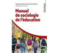 Manuel de sociologie de l'éducation