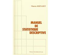 Manuel de statistique descriptive