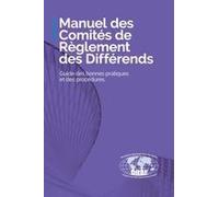 Manuel Des Comités De Règlement Des Différends