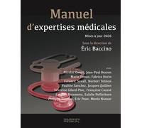 Manuel d'expertises médicales _ Mises à jour 2026 - Eric Baccino - Sauramps Medical - broché - Scolaire / Universitaire