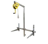 Manuel d'installation de l'unité AC, outil de levage pliable de 1 à 3 CV avec treuil et support de 30 m, équipement de démontage de climatiseur pour une installation et un entretien faciles