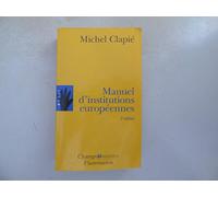 Manuel d'institutions européennes