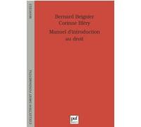 Manuel d'introduction au droit: Première année de licence. Premier semestre