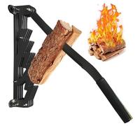 Manuel Diviseur Bois, Diviseur De Bois Manuel en Acier Au Carbone Portable, Diviseur Bois Manuel Mural Extérieur Home Camping Diviseur De Bois,Black