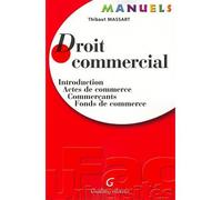 Manuel - droit commercial - Thibaut Massart - Gualino Eds - broché - Etude