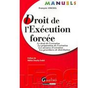 Manuel - droit de l'exécution forcée - François Vinckel - Gualino Eds - broché - Etude