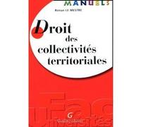 Manuel - droit des collectivités territoriales Renan Le Mestre (Auteur)