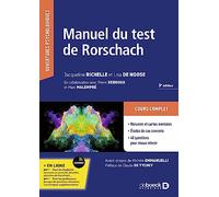 Manuel du test de Rorschach