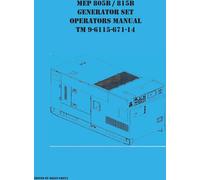 Manuel d'utilisation du groupe électrogène MEP 805B / 815B TM 9-6115-671-14
