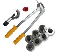 Manuel Expandeur de Tuyau 7 Levier Tube Expander Tool Kit Plumbing Pipe Expander Outil Cuivre + Coupe Tubes pour Tuyau en Aluminium/Cuivre