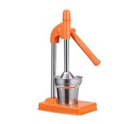 Manuel Extracteur de Jus Presse à Levier Presse Fruits Structure en Acier Inoxydable 304 avec Cône et Récipient Format Compact pour Plan de Travail, Orange