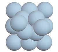 Manuel gil lot de 15 boules de baby-foot ultra dures blanc brillant 36 g 34 mm