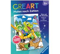 Manuel Kilger Ravensburger CreArt Malen nach Zahlen ab 5: Dinos auf der (Poche)