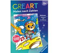 Creart Malen Nach Zahlen Ab 5 - Zauberpapier: Weltraum