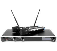 Omnitronic Kit micro manuel UHF-302 – Radio, boîtier métallique