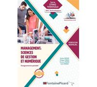 Manuel management, sciences de gestion et numérique terminale stmg - Karline Dufour - Fontaine Picard Eds - broché - Scolaire / Universitaire