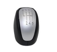 Manuel Pommeau Vitesse pour Laguna III pour MK3 2007-2015 pommeau de Levier de Vitesse Manuel 6 Vitesses Couvercle de Levier de Vitesse Pommeaux De Leviers(Argent)