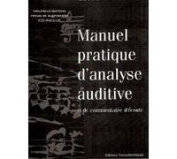 Manuel pratique d'analyse auditive