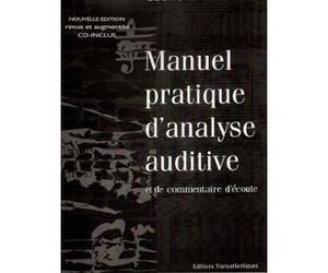 Manuel pratique d'analyse auditive