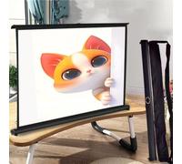 Manuel Rétractable Écran De Table Mobile Écran De Projection | Autoportant Toile Videoprojecteur Films Sur Pied Pour Cinéma Maison, Bureau, Voyage, Camping(20inch-4:3)