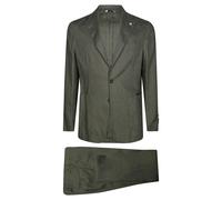 Manuel Ritz - Robe en Lin avec 1 Pince - Homme - Costumes - Vert - Taille: XL
