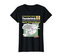 Manuel Technique des Agents Thunderbird 2 et Firefly T-Shirt, Femme, Noir, M