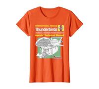 Manuel Technique des Agents Thunderbird 2 et Firefly T-Shirt, Femme, Orange, S
